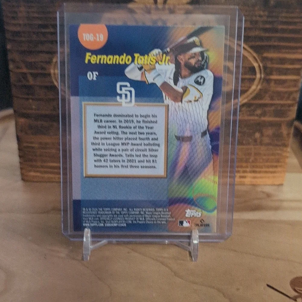 2026 Topps Fernando Tatis Jr. Titans Of The Game Padres - Picture 2 of 2